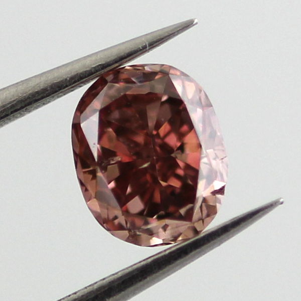 Fancy Deep Brownish Pink Diamond, Oval, 0.26 carat