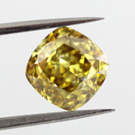 Fancy Deep Brownish Yellow Diamond, Cushion, 2.01 carat, VS1 - Thumbnail