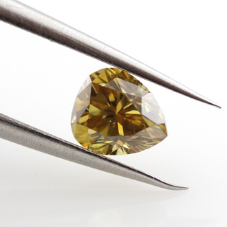 Fancy Deep Brownish Yellow Diamond, Pear, 0.59 carat