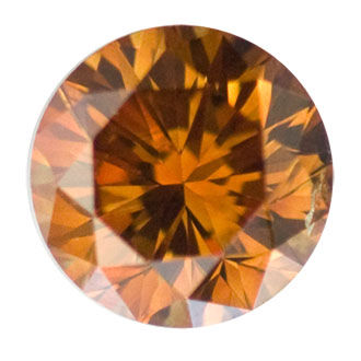 Fancy Deep Brownish Yellowish Orange Diamond, Round, 1.25 carat, SI2