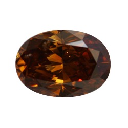 Fancy Deep Orange Brown, 1.02 carat