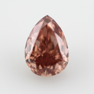 Fancy Deep Orangy Pink Diamond, Pear, 1.51 carat, SI1