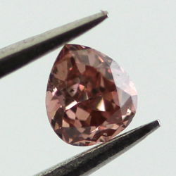 Fancy Deep Orangy Pink, 0.07 carat