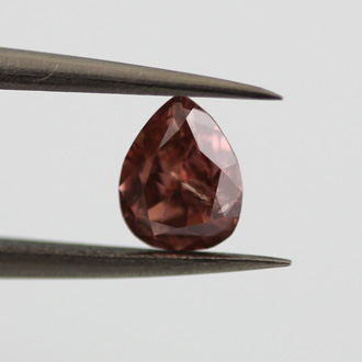 Fancy Deep Pink Diamond, Pear, 0.50 carat- C