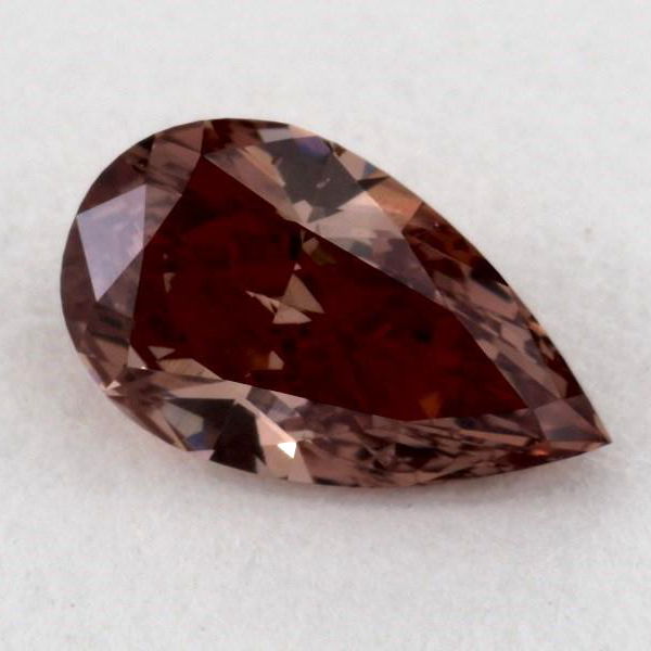 Fancy Deep Pink Diamond, Pear, 0.32 carat, SI1