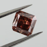 Fancy Deep Pink Diamond, Radiant, 0.60 carat - Thumbnail