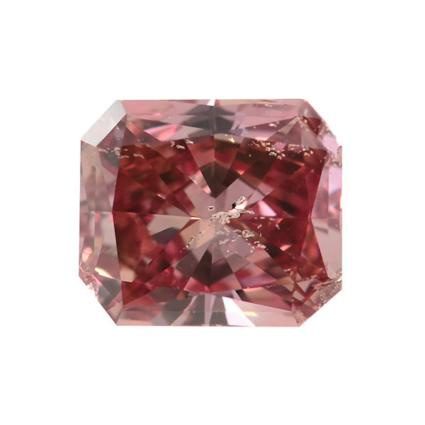 Fancy Deep Pink Diamond, Radiant, 0.78 carat