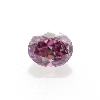Fancy Deep Purple Pink Diamond, Oval, 0.10 carat