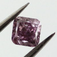 Fancy Deep Purple Pink, 0.20 carat