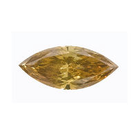 Fancy Deep Yellow Brown, 1.18 carat, SI2