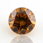 Fancy Deep Yellow Orange, 0.61 carat, SI2