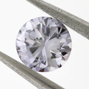 Fancy Gray Blue Diamond, Round, 0.18 carat, VS1