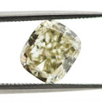 Fancy Gray Yellowish Green, 2.03ct, VS2