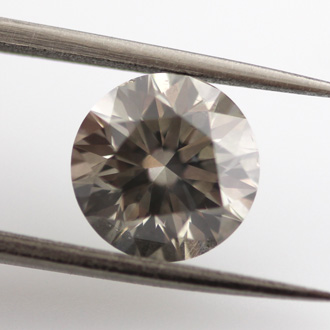Fancy Gray Diamond, Round, 2.03 carat, SI2 - B