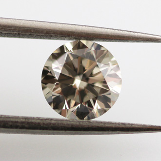 Fancy Gray Diamond, Round, 0.60 carat, VS2 - B