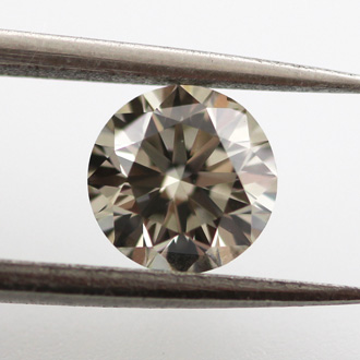 Fancy Gray Diamond, Round, 0.60 carat, VS2
