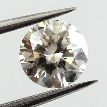 Fancy Gray Diamond, Round, 0.50 carat, VS2 - B