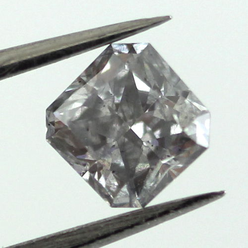 Fancy Gray Diamond with Metallic Steel Appeal