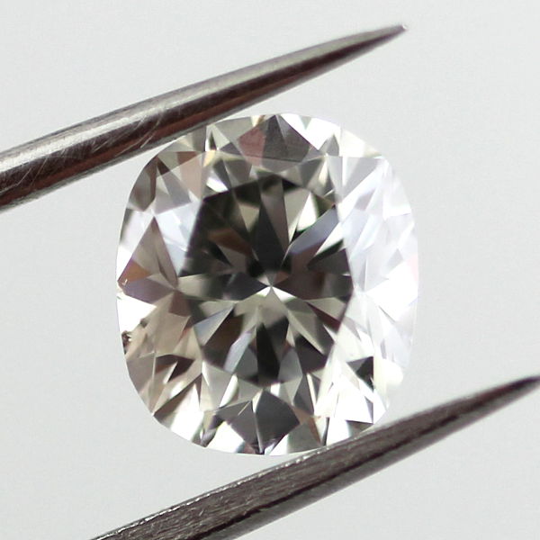 Fancy Gray Diamond, Cushion, 1.00 carat, SI1