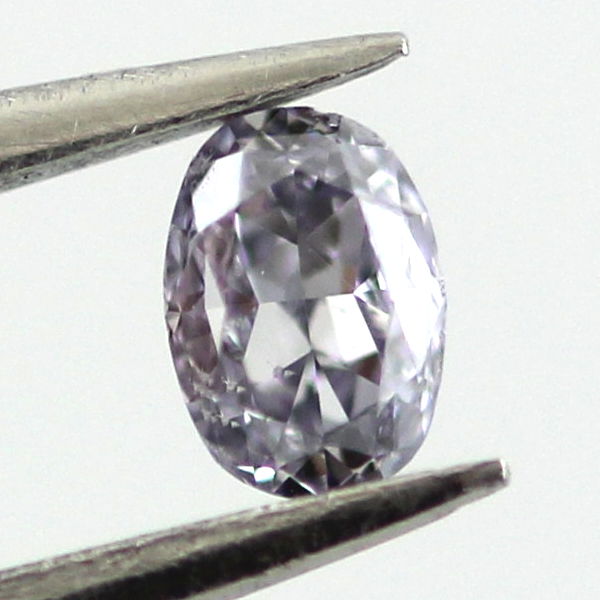 Fancy Grayish Blue Diamond, Oval, 0.09 carat