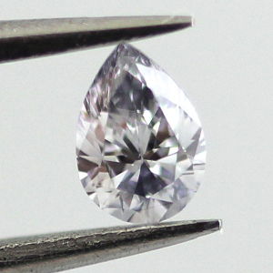 Fancy Grayish Blue Diamond, Pear, 0.11 carat - Thumbnail