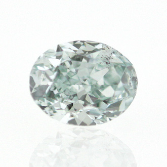 Fancy Green Diamond, Oval, 0.18 carat, SI2