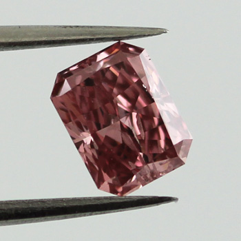 Fancy Intense Pink Argyle Diamond, Radiant, 0.70 carat- C
