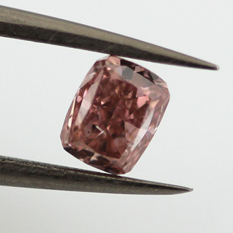 Fancy Intense Pink Diamond, Cushion, 0.52 carat - B
