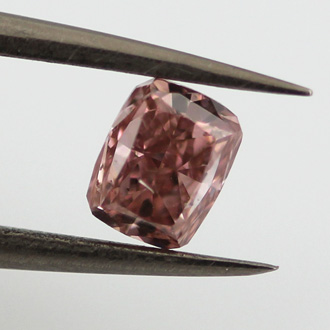 Fancy Intense Pink Diamond, Cushion, 0.52 carat- C