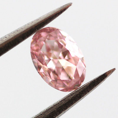 Fancy Intense Pink Diamond, Oval, 0.13 carat