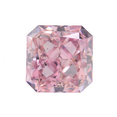 Fancy Intense Pink Diamond, Radiant, 0.29 carat, SI2