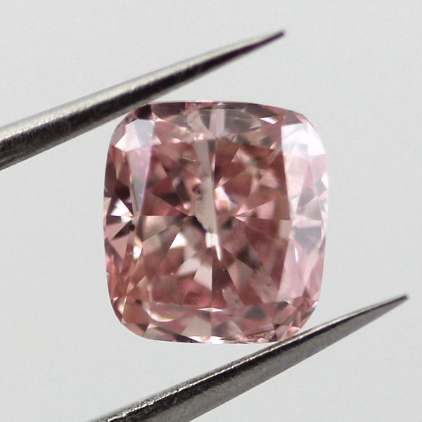 Fancy Intense Pink Diamond, Cushion, 0.75 carat- C