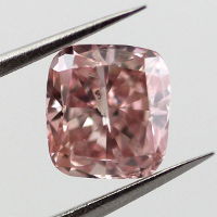 Fancy Intense Pink Diamond, Cushion, 0.75 carat - Thumbnail