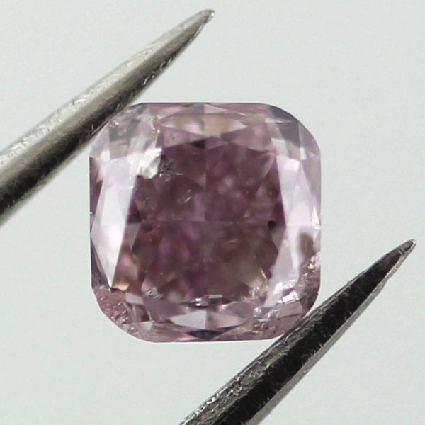 Fancy Intense Purple Pink Diamond, Cushion, 0.32 carat