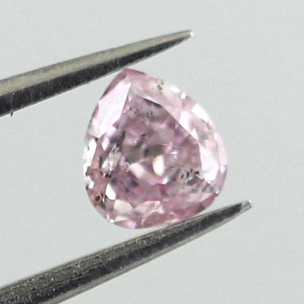 Fancy Intense Purple Pink Diamond, Pear, 0.24 carat - B