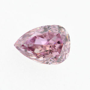 GIA Pear Fancy Intense Purplish Pink Diamond, 0.26 carat