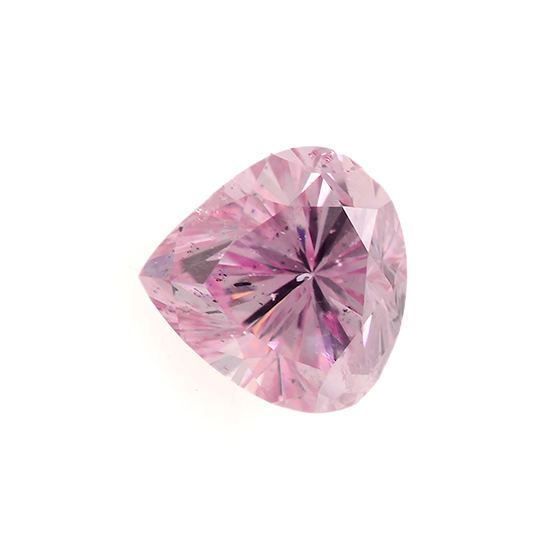 Fancy Intense Purplish Pink Diamond, Heart, 0.15 carat, I1