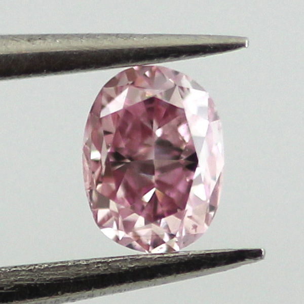 Fancy Intense Purplish Pink Diamond, Oval, 0.14 carat