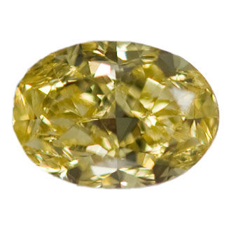 Fancy Intense Yellow, 0.72 carat, VS1