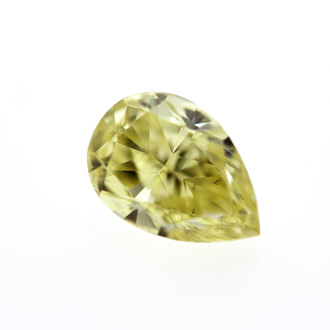 Fancy Intense Yellow Diamond, Pear, 1.00 carat, VS2- C