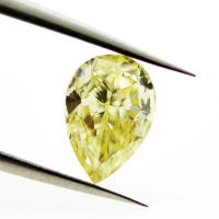 Fancy Intense Yellow Diamond, Pear, 1.00 carat, VS2 - Thumbnail