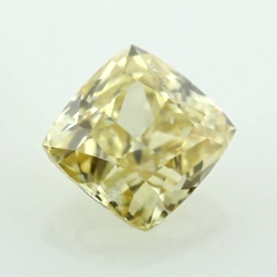 Fancy Intense Yellow Diamond, Cushion, 0.62 carat, SI2