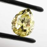 Fancy Intense Yellow Diamond, Pear, 1.76 carat, VS2 - Thumbnail