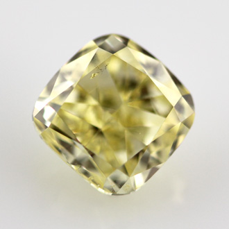 Fancy Intense Yellow Diamond, Cushion, 1.72 carat, SI2 - B