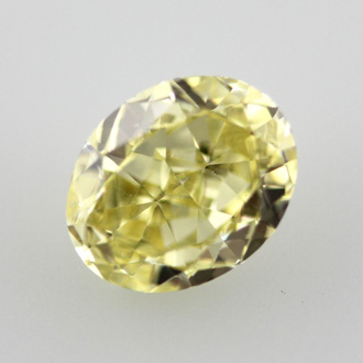 Fancy Intense Yellow Diamond, Oval, 1.12 carat, SI1- C