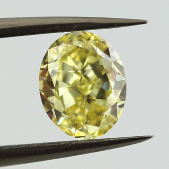 Fancy Intense Yellow, 1.12 carat, SI1