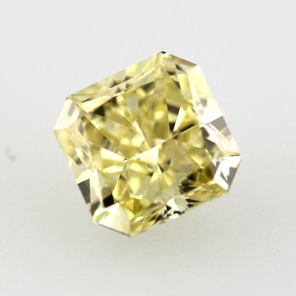 Fancy Intense Yellow, 0.79 carat, VS1