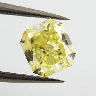 Fancy Intense Yellow Diamond, Radiant, 1.06 carat, VS1 - B