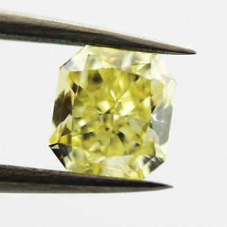 Fancy Intense Yellow Diamond, Radiant, 1.06 carat, VS1