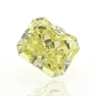 Fancy Intense Yellow Diamond, Radiant, 0.46 carat, SI1